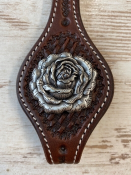 Concho Silver Rose 1 1/2